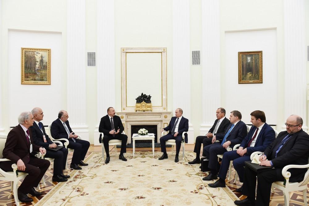 President Aliyev: Azerbaijan-Russia political interaction at very high level (PHOTO)