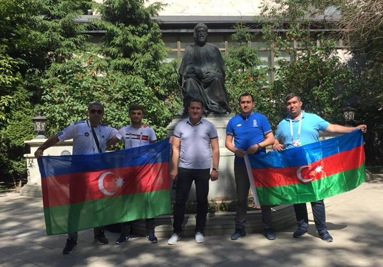 Азербайджанcкие болельщики на чемпионате мира по футболу в России (ФОТО)