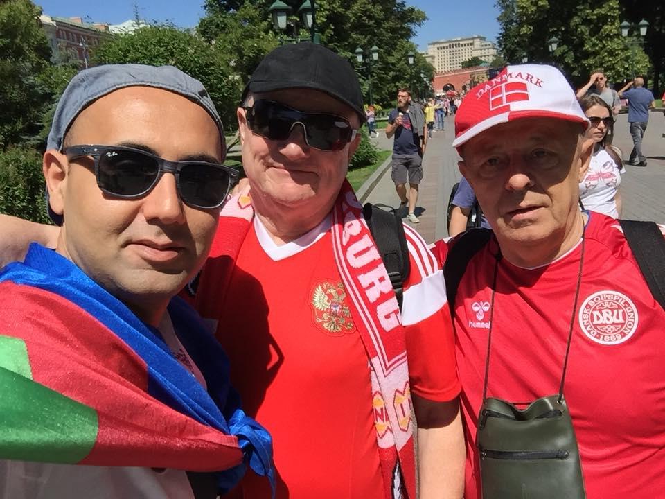 Азербайджанcкие болельщики на чемпионате мира по футболу в России (ФОТО)