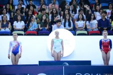 В Баку прошло награждение призеров квалификации по спортивной гимнастике на юношескую Олимпиаду (ФОТО)
