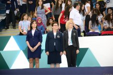 В Баку прошло награждение призеров квалификации по спортивной гимнастике на юношескую Олимпиаду (ФОТО)