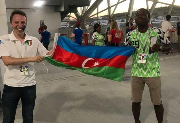 Болельщик из Нигерии на ЧМ 2018 в России: Горжусь тем, что я – азербайджанец (ВИДЕО, ФОТО)