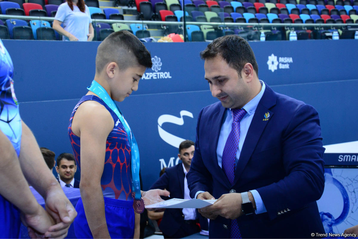 Прошло награждение призеров Первенства Азербайджана и Чемпионата Баку по спортивной гимнастике (ФОТО)