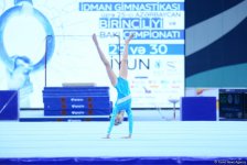 Стартовал второй день соревнований Первенства Азербайджана и Чемпионата Баку по спортивной гимнастике (ФОТО)