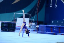 Стартовал второй день соревнований Первенства Азербайджана и Чемпионата Баку по спортивной гимнастике (ФОТО)