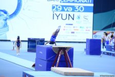 Стартовал второй день соревнований Первенства Азербайджана и Чемпионата Баку по спортивной гимнастике (ФОТО)
