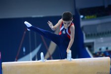 Стартовал второй день соревнований Первенства Азербайджана и Чемпионата Баку по спортивной гимнастике (ФОТО)