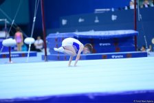 Стартовал второй день соревнований Первенства Азербайджана и Чемпионата Баку по спортивной гимнастике (ФОТО)
