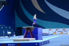 Стартовал второй день соревнований Первенства Азербайджана и Чемпионата Баку по спортивной гимнастике (ФОТО)