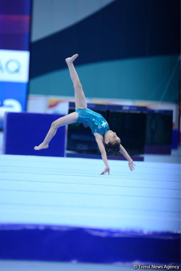 Стартовал второй день соревнований Первенства Азербайджана и Чемпионата Баку по спортивной гимнастике (ФОТО)