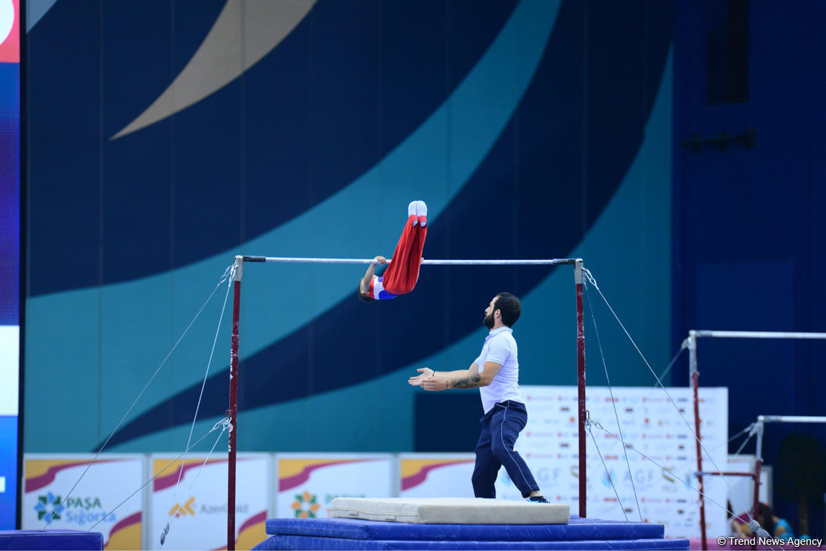 Стартовал второй день соревнований Первенства Азербайджана и Чемпионата Баку по спортивной гимнастике (ФОТО)