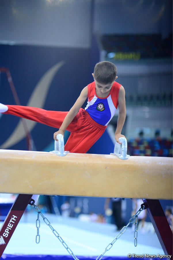 Стартовал второй день соревнований Первенства Азербайджана и Чемпионата Баку по спортивной гимнастике (ФОТО)