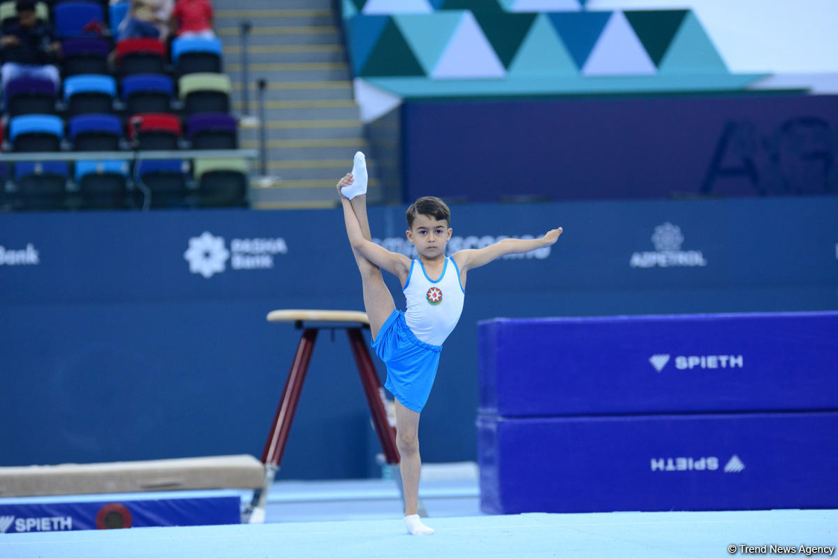 Стартовал второй день соревнований Первенства Азербайджана и Чемпионата Баку по спортивной гимнастике (ФОТО)