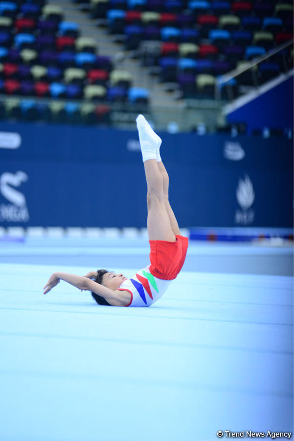 Стартовал второй день соревнований Первенства Азербайджана и Чемпионата Баку по спортивной гимнастике (ФОТО)