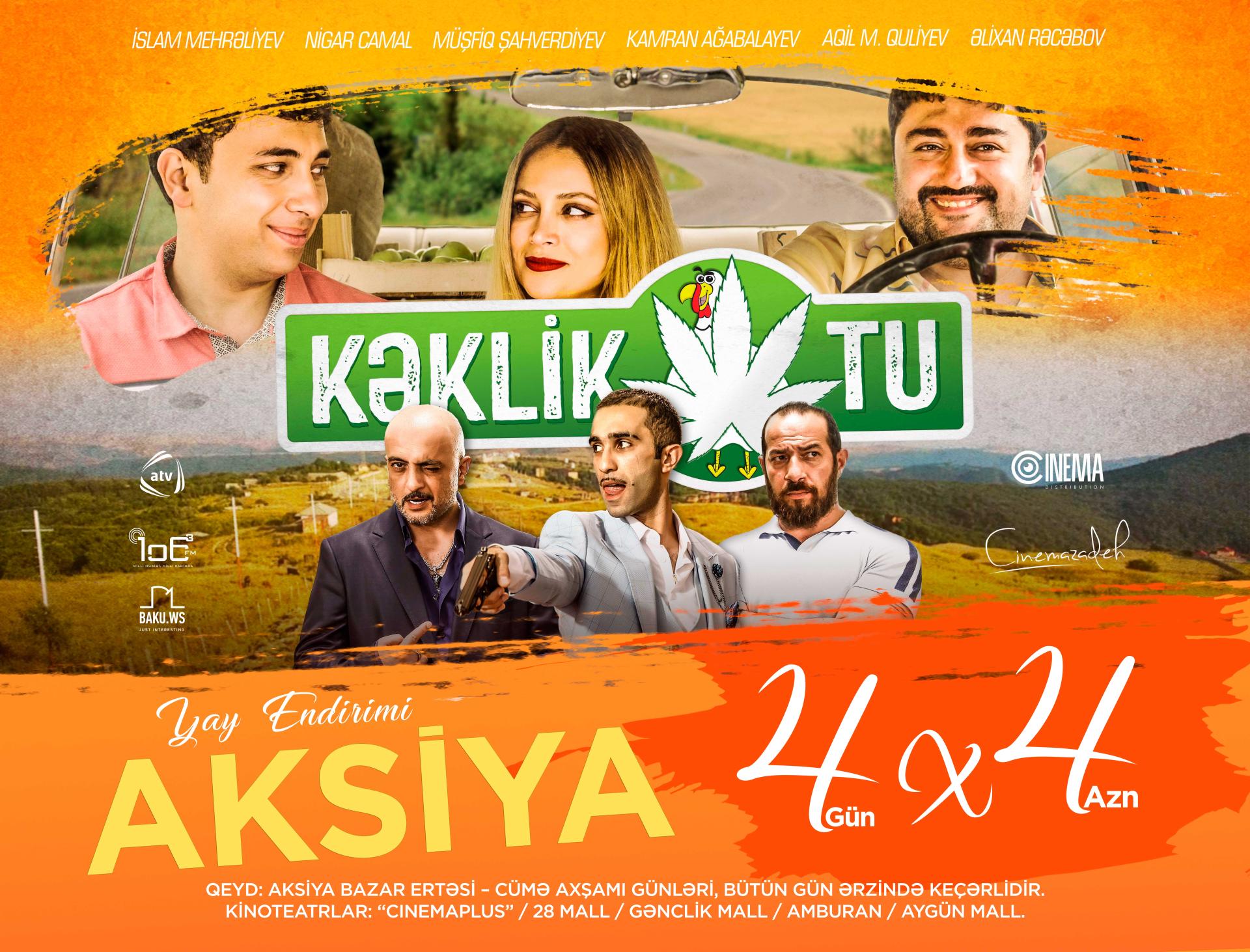 В CinemaPlus стартует акция 4х4 от «Kəklikotu» (ВИДЕО)