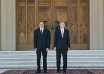 В Баку состоялась церемония официальной встречи Президента Турции (ФОТО)