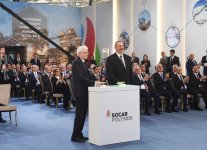 Presidents of Azerbaijan, Italy attend opening of polypropylene plant in Sumgait city (PHOTO)