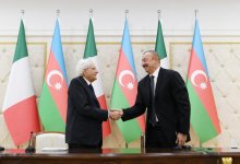 Presidents of Azerbaijan and Italy make press statements (PHOTO)
