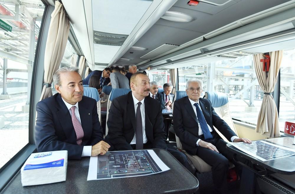 Presidents of Azerbaijan, Italy attend opening of polypropylene plant in Sumgait city (PHOTO)