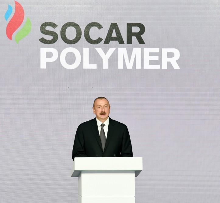 Presidents of Azerbaijan, Italy attend opening of polypropylene plant in Sumgait city (PHOTO)