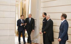 Президент Ильхам Алиев: Азербайджан надеется, что Президент Франции лично примет активное участие в решении нагорно-карабахского конфликта (ФОТО)