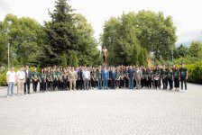 В Габале открылся военно-патриотический лагерь волонтеров (ФОТО)