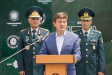 В Габале открылся военно-патриотический лагерь волонтеров (ФОТО)