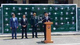 В Габале открылся военно-патриотический лагерь волонтеров (ФОТО)