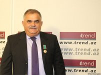 Trend deputy director general awarded medal of Azerbaijan Veterans Organization (PHOTO)