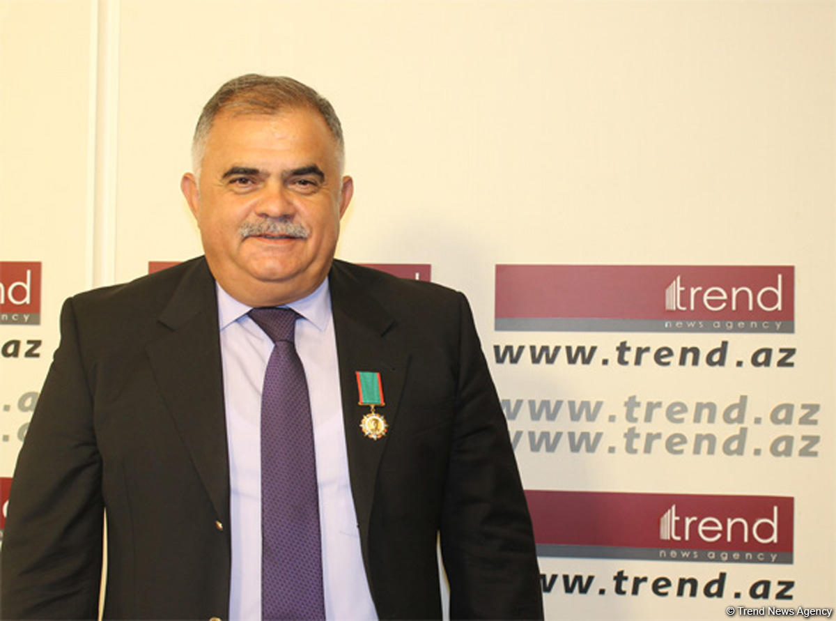 Trend deputy director general awarded medal of Azerbaijan Veterans Organization (PHOTO)