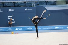 Стартовал второй день XXV Чемпионата Азербайджана и Первенства Баку по художественной гимнастике (ФОТО)