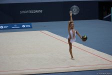 Стартовал второй день XXV Чемпионата Азербайджана и Первенства Баку по художественной гимнастике (ФОТО)
