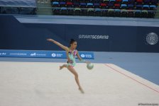 Стартовал второй день XXV Чемпионата Азербайджана и Первенства Баку по художественной гимнастике (ФОТО)