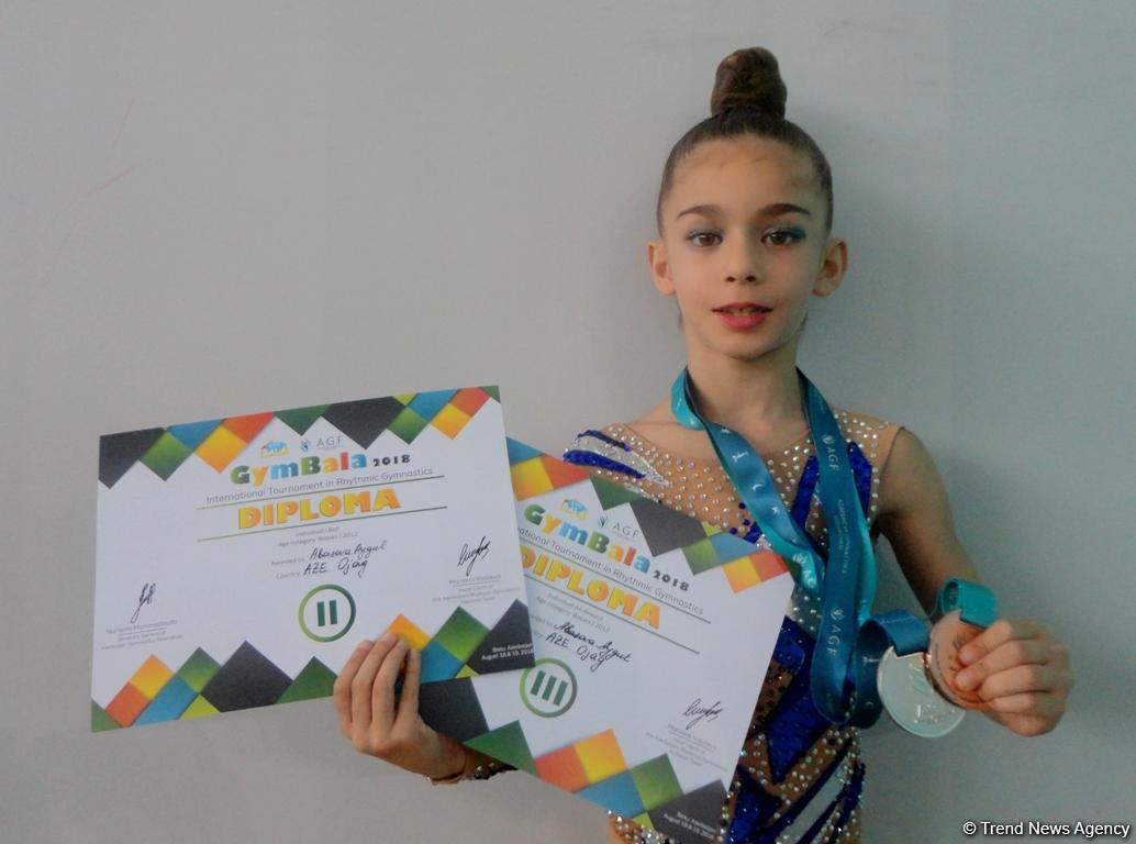 Рада, что завоевала медали международного турнира "GymBala" – юная азербайджанская гимнастка