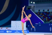 Second day of Int’l rhythmic gymnastics tournament GymBala kicks off in Baku (PHOTO)