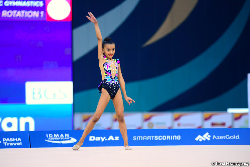 Second day of Int’l rhythmic gymnastics tournament GymBala kicks off in Baku (PHOTO)