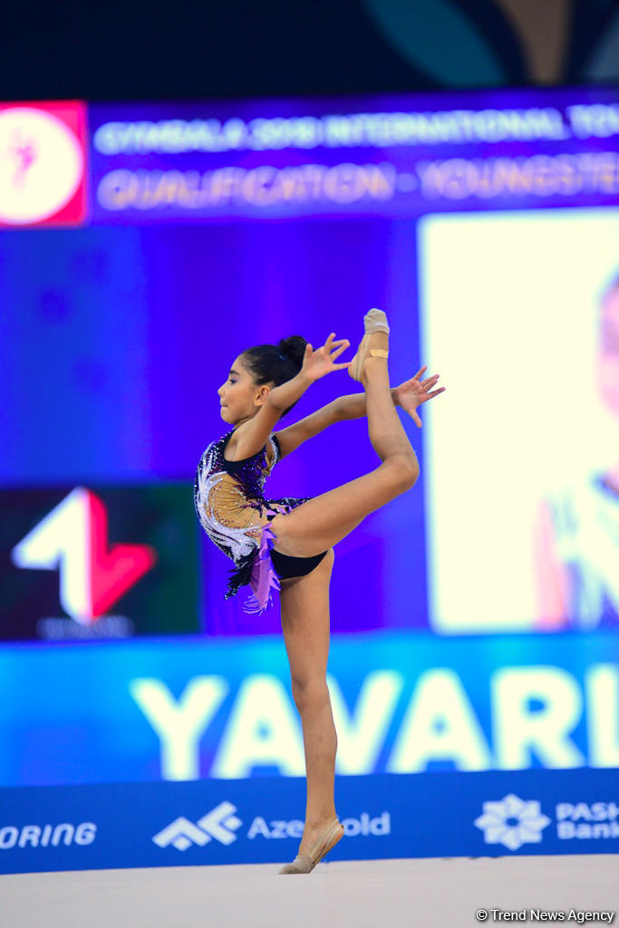 Second day of Int’l rhythmic gymnastics tournament GymBala kicks off in Baku (PHOTO)