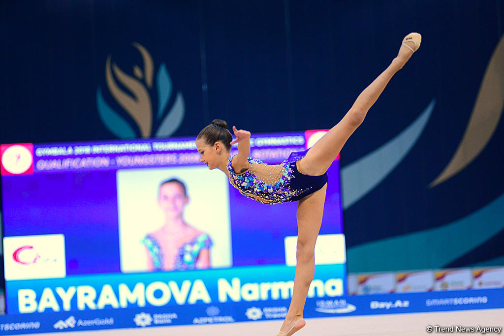 Second day of Int’l rhythmic gymnastics tournament GymBala kicks off in Baku (PHOTO)