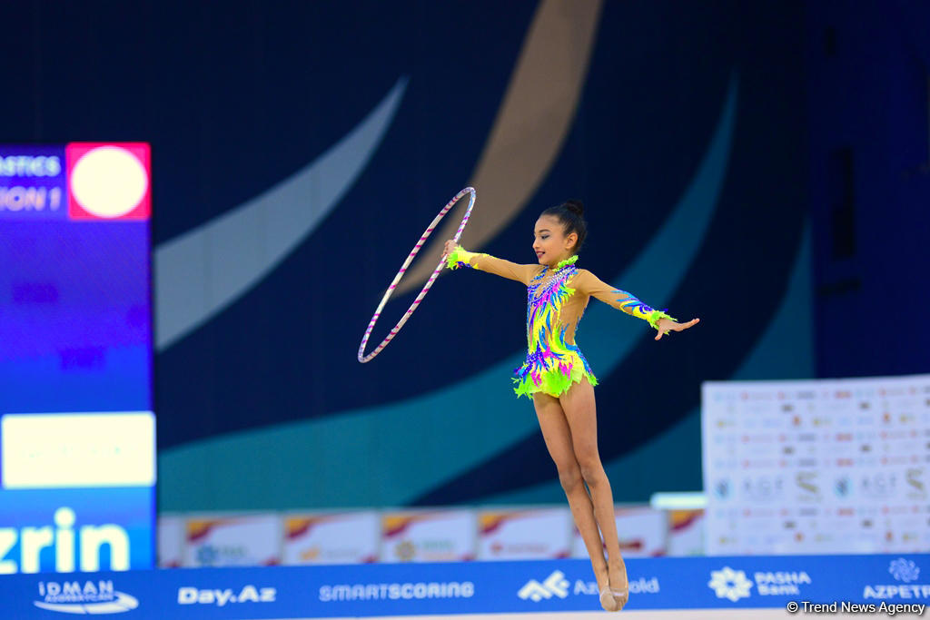 Second day of Int’l rhythmic gymnastics tournament GymBala kicks off in Baku (PHOTO)