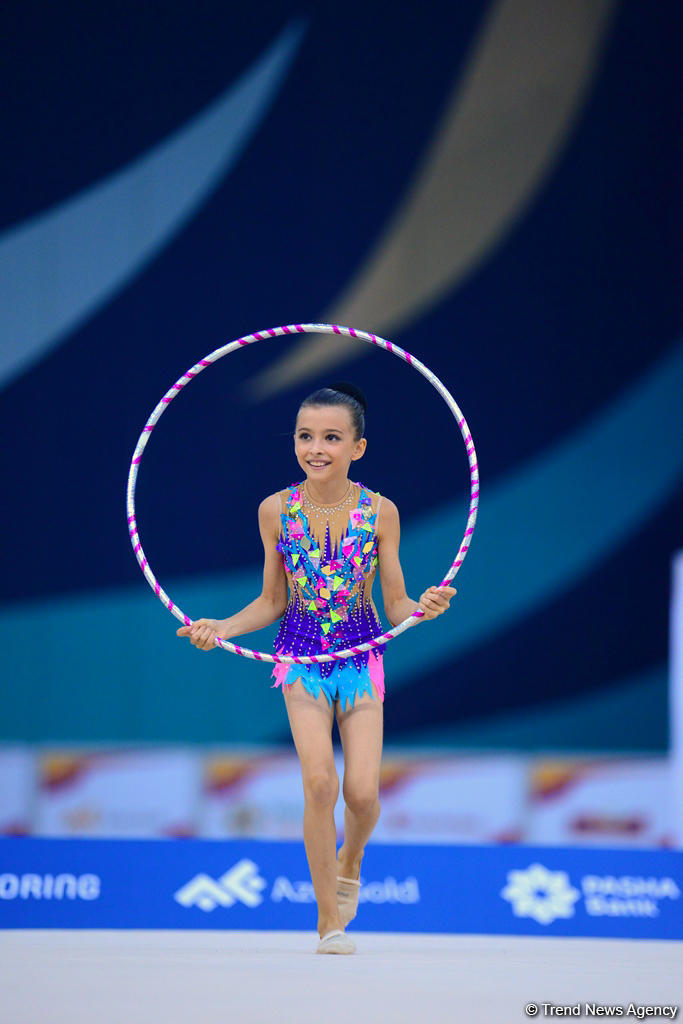 Second day of Int’l rhythmic gymnastics tournament GymBala kicks off in Baku (PHOTO)