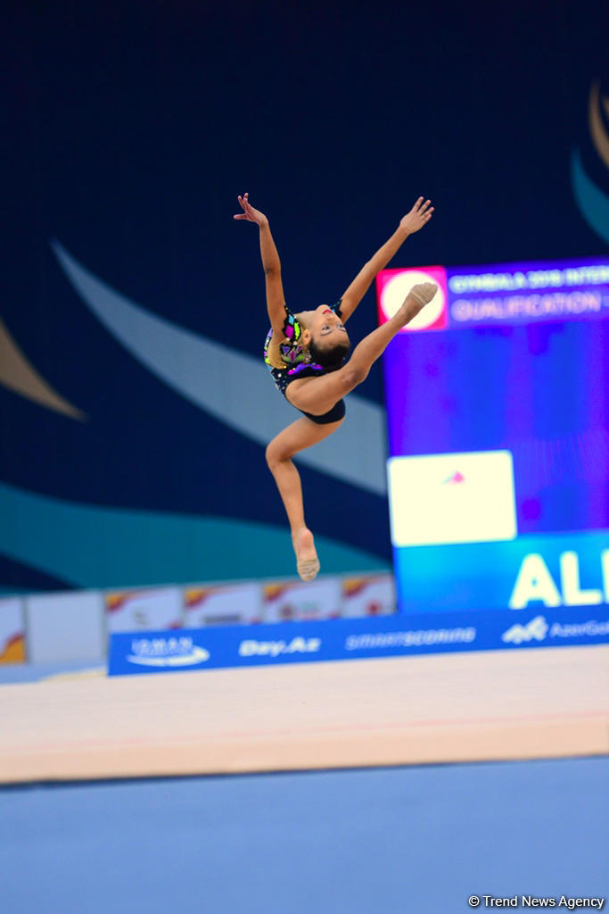 Second day of Int’l rhythmic gymnastics tournament GymBala kicks off in Baku (PHOTO)