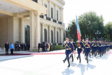 Official welcome ceremony held for German Chancellor Angela Merkel