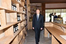 President Ilham Aliyev, first lady Mehriban Aliyeva attend opening of vine-growing and wine-making complex of Shirvan wines LLC in Shamakhi district (PHOTO)