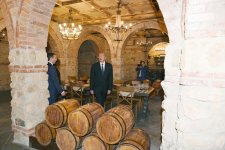 President Ilham Aliyev, first lady Mehriban Aliyeva attend opening of vine-growing and wine-making complex of Shirvan wines LLC in Shamakhi district (PHOTO)