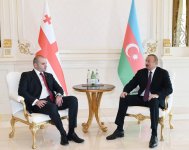 Президент Ильхам Алиев: Азербайджан и Грузия должны приложить дополнительные усилия для увеличения торгового оборота (ФОТО)