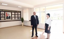 Ilham Aliyev inaugurates Mashtagha secondary school (PHOTO)
