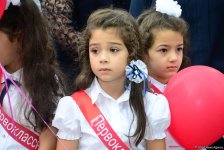 Радость и волнение бакинских первоклассников в День знаний (ФОТО)