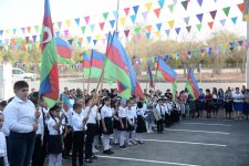 В Агсуинском районе сдано в пользование новое здание школы, построенное Фондом Гейдара Алиева (ФОТО)