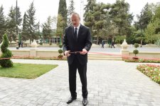 Президент Ильхам Алиев принял участие в открытии Дома молодежи в Билясуваре (ФОТО)