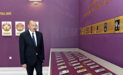 Президент Ильхам Алиев принял участие в открытии Музея флага в Билясуваре (ФОТО)